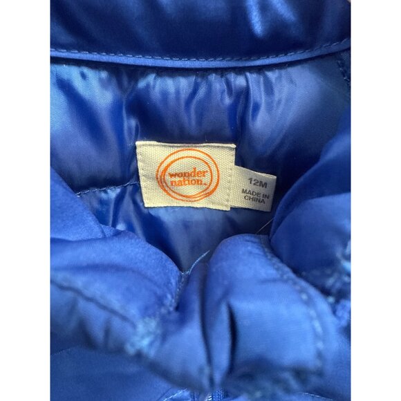 Blue Toddler Lightweight Packable Puffer Jacket 12 Months - Picture 2 of 4